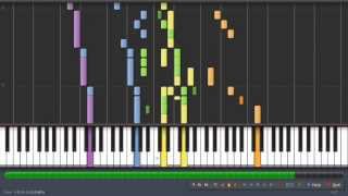 Vois sur ton chemin  Les Choristes all instruments  Synthesia [upl. by Enelrahc]