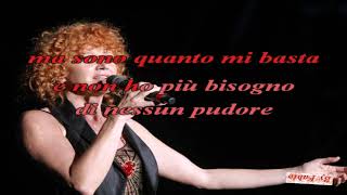 Fiorella Mannoia Non sono un cantautore Karaoke vers Live [upl. by Oehsen]