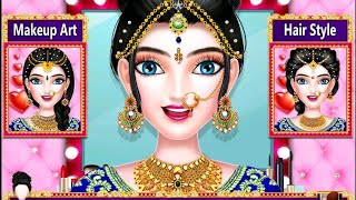 Wedding games with levels is a collection of gorgeous bridal dresses makeup beauty treatment raj [upl. by Rozelle]