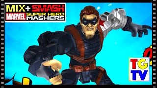 Marvel Super Hero Mashers Winter Soldier Battles Edited  Mix  Smash [upl. by Nylknarf]