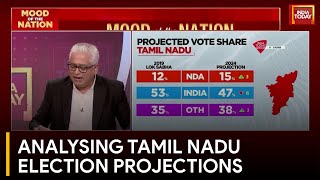 Election Projections Indicate A Shift in Tamil Nadu Vote Share  Rajdeep Sardesai amp Rahul Kanwal [upl. by Nreval]