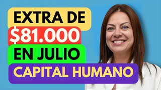 💲81000 🎁 REGALO de ANSES en JULIO❗️BENEFICIO a JUBILADOS y PENSIONADOS ✚ TARJETA ALIMENTAR AUH [upl. by Frank]