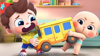 Play with Toys Gently  Sharing is Caring  Good Habits  Nursery Rhymes amp Kids Songs  BabyBus [upl. by Sldney]