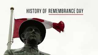 History of Remembrance Day  HISTORY Canada [upl. by Vassar700]