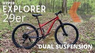 248 Hyper Explorer Dual Suspension 29er Mountain Bike from Walmart [upl. by Lotsirk765]