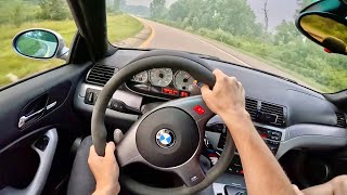 2005 E46 BMW M3 Competition Track Prepped 6Speed SMG  POV Driving Impressions [upl. by Hillinck461]