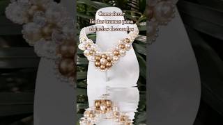 💰 Tramas para chinelos decorados faça e venda ✨️diy passoapasso chinelos pearls [upl. by Pittel]