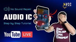 No Sound How To Fix iPhone 7 Plus Audio IC Grayed Out Speaker Issue Microsoldering Tutorial [upl. by Nylannej]