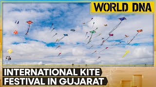 Kite festival in Indias Ahmedabad city  International Kite Festival 2024  World DNA  WION [upl. by Nna]