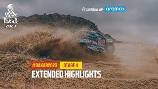 Extended highlights of Stage 4 presented by Aramco  Dakar2023 [upl. by Kutzenco503]