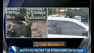 Mató a su vecino y se atrincheró  Telefe Noticias [upl. by Dimitry]