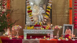 GauraAarti  Praying By Devotees  at Iskcon of Charlotte NC  USA  Hare Krishna  💐🌹🙏 [upl. by Sidnal]