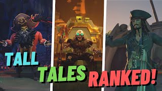 Ranking Every Tall Tale in Sea of Thieves Shores Of Gold Pirates Of The Caribbean amp Monkey Island [upl. by Hild]