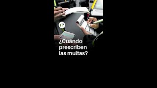 TRÁNSITO  🚗❗ ¿CUÁNDO PRESCRIBEN LAS MULTAS ⏳⚖️ [upl. by Citarella965]