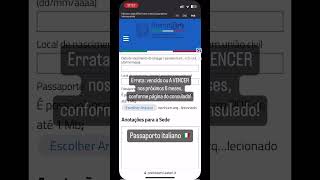 Prenotami Urgente Novas Vagas Renovação Passaporto Italiano [upl. by Spielman]