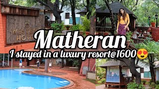 I booked a Resort for Rs 1600😮Matheran Budget TripMatheran HotelsMatheranMatheran Hill Station [upl. by Rabbi]