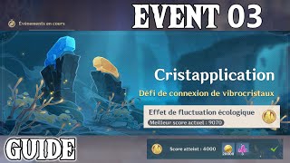 EVENT 3  Cristapplication  Effet de fluctuation écologique  Genshin Impact [upl. by Yespmed995]