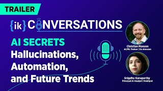 AI Unveiled From Hallucinations to the Automation Revolution  IK Conversations 🎙️  Trailer [upl. by Alleunamme45]