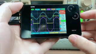 DS212 Mini Oscilloscope Function Demo [upl. by Ecinrev]