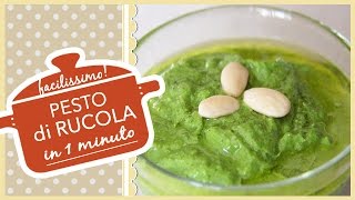 PESTO DI RUCOLA salsa pronta in 1 minuto [upl. by Gunar46]