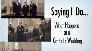 Saying I Do What Happens at a Catholic Wedding [upl. by Orit]