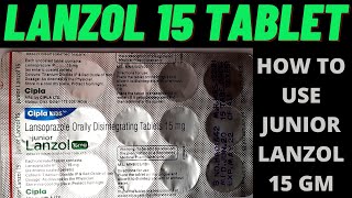 lanzol 15 MG Tablet use in Hindi how to use junior lanzol 15 MG Tablet side and effects [upl. by Noyrb533]