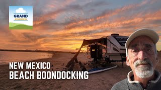 Ep 333 New Mexico Beach Boondocking  RV travel camping kayaking history Elephant Butte [upl. by Antonietta]