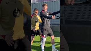 💪 Ter Stegen begins his rehab at the Ciutat Esportiva 👊 fcbarcelona shorts [upl. by Fairley423]