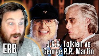 Author SMACKDOWN J R R Tolkien vs George R R Martin Epic Rap Battles of History Reaction [upl. by Noelyn]