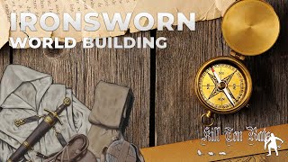 Solo RPG  Ironsworn  Campaign Setup  BUILDING A WORLD [upl. by Llig656]