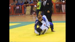 ESTRANGULAMENTO DE MEIA GUARDA Campeonato Jiu Jitsu By Faby Franco [upl. by Lamond]