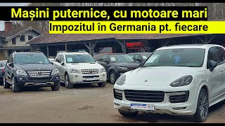 Mașini puternice cu motoare mari și impozitul pt fiecare în Germania Este scump oare [upl. by Tonie]