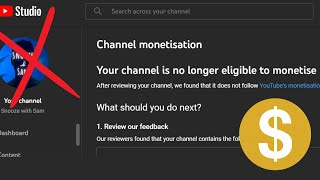YouTube Has Demonetised My Channel [upl. by Llennaj953]