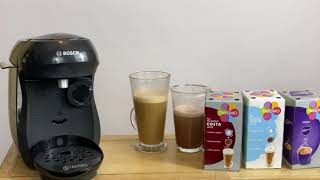 2021 Bosch Tassimo Happy Coffee Machine  Unboxing  Setting up  First use [upl. by Kone93]