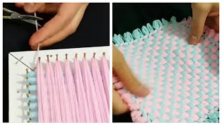 KASNAK LİF ÖRNEĞİ YAPIMI  How to made loom knitting [upl. by Aloap904]