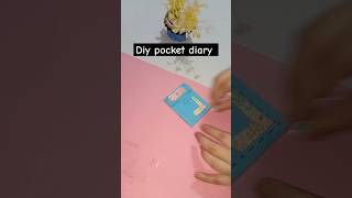 🥰 cute pocket diary diy diary diy shorts ytshorts [upl. by Anotyal]