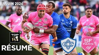 TOP 14  Résumé 1ère moitié Castres Olympique vs Stade Français Paris  J25  Saison 20232024 [upl. by Teerell]