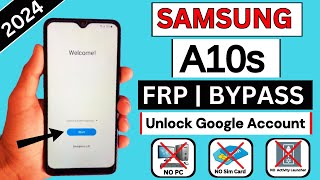 Samsung A10S Frp Bypass 2024  Google Account RemoveFRP Unlock 🔓 Without PC Android 11 [upl. by Che]