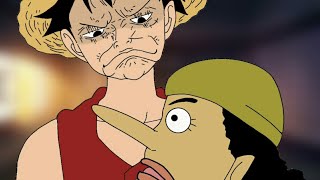 When Usopp asks Rayleigh where One Piece is  Animation [upl. by Nissie121]