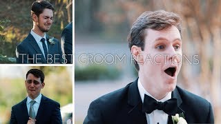 The BEST Compilation of Emotional Groom Reactions Seeing Their Brides [upl. by Nepean]