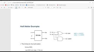 VHDL LAB2 part 1 2024 [upl. by Taka]