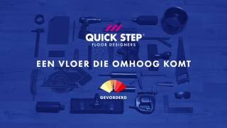 Een laminaatvloer die omhoogkomt  QuickSteptutorial [upl. by Chatav]