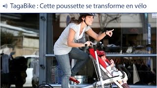 Cette poussette se transforme en vélo en quelques secondes 🚲 [upl. by Quin38]