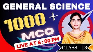 🛑Live  RRB CLASS  13 NTPC  SSC 2024  SUPER 10 QUESTION  GERENAL SCIENCE BY SHARAN MAM [upl. by Davidoff775]