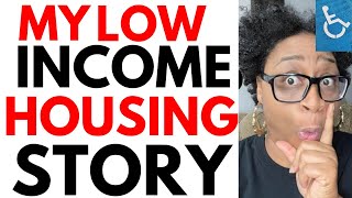 MY LOW INCOME HOUSING STORY  PAYING RENT WITH MY DISABILITY CHECK  I USED TO BE ON SECTION 8 [upl. by Nodnas]