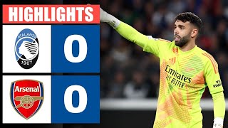 AtalantaArsenal 0  0  Highlights  Champions League 202425 [upl. by Dremann692]