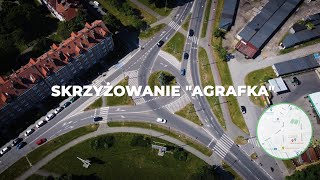 Skrzyżowanie AGRAFKA  CHOINKA w Tychach  egzamin na prawo jazdy  Autoszkoła Traffic Tychy [upl. by Ferwerda]