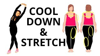 COOL DOWN EXERCISES AFTER WORKOUT AT HOME  COOL DOWN STRETCH EXERCISE ROUTINE  LUCY WYNDHAMREAD [upl. by Ahsie999]