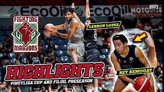 THE BEST OF LEBRON LOPEZ REY REMOGAT JD CAGULANGAN amp THE UP MAROONS UNDEFEATED PRESEASON RUN [upl. by Darci]