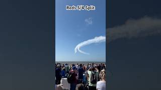 Red Arrows 54 Split  Blackpool Airshow 2024 [upl. by Ylrrad258]